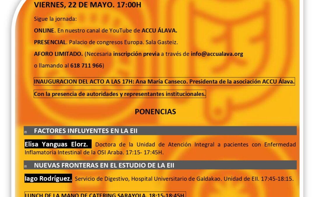 Jornada sobre enfermedad inflamatoria intestinal en Vitoria-Gasteiz